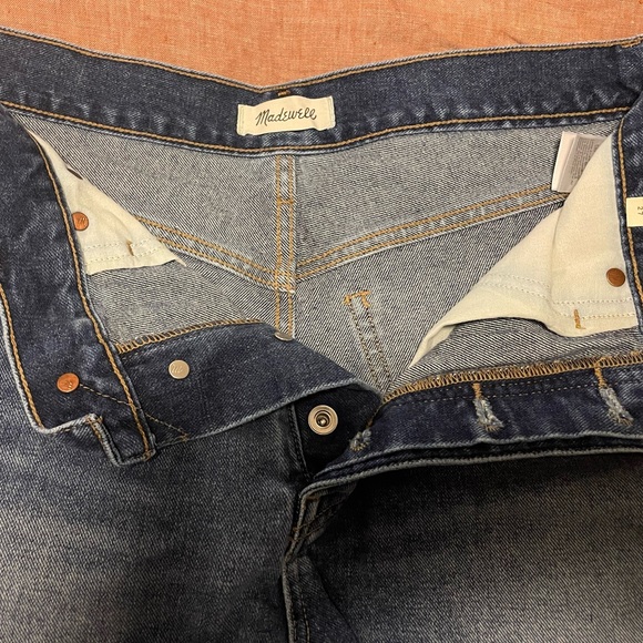 MADEWELL Dadjean Castlewood Wash Distressed Short 27 $74 - Picture 10 of 11